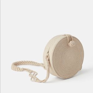NWOT Round Zara Purse